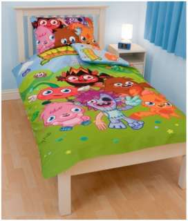 Moshi Monsters Monsters Panel Single Bed Duvet Quilt Doona Cover Set
