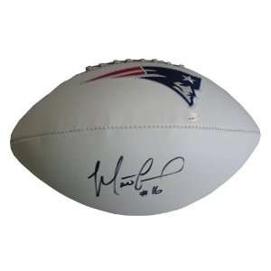 Matt Cassell Autographed/Hand Signed New England Patriots Log Football