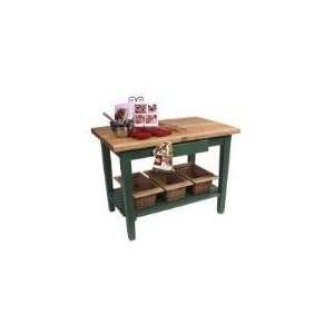 John Boos C3624S   Country Work Table, Hard Rock Maple, 36 x 24 in, 1 