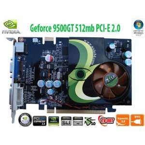 Nvidia Geforce 9500gt 9500 Gt 512mb Pci e 2.0 Graphics 