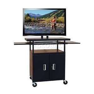  Buhl Flat Screen Monitor Cart With Cabinet And 34 To 54 