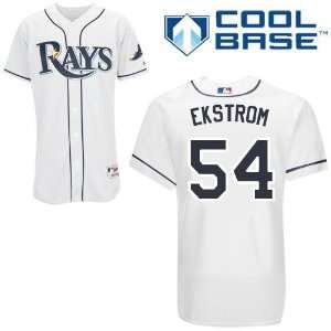  Mike Ekstrom Tampa Bay Rays Authentic Home Cool Base 