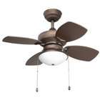   Hurricane RB 28 Inch Ceiling Fan with Light Kit, Oil Rubbed Bronze
