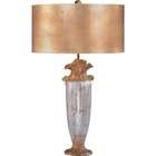 Flambeau Lighting One Light Bienville Table Lamp   Finish Gold/Silver