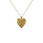 Gold and Silver bonded heart locket