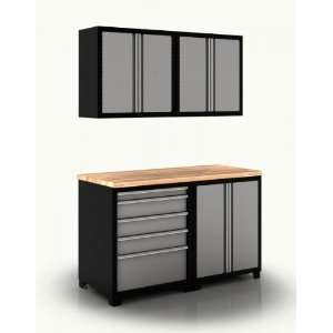   Cabinet System (Black and Grey) (82.5H x 56W x 24D)