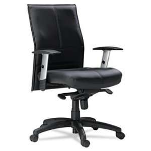  New   Silhouette Series Mid Back Chair, Genuine Leather 