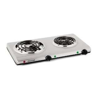 Toastess THP 528 Electric Double Coil Cooking Range, Stainless Steel 