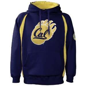 Cal Golden Bears Navy Blue Class Act Big Logo Hoody Sweatshirt  