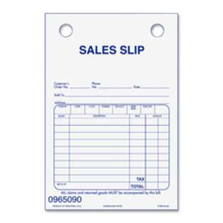     Sales Slip Refills For Portable Regiers 2 Parts 4x6 