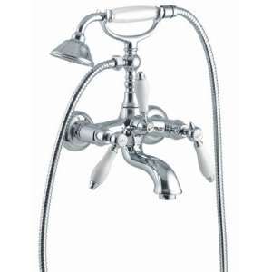  Herend Wall Mount Bath Tub Faucet with Hand Shower Finish 