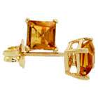 FindingKing 14K Yellow Gold Fancy Earrings Jewelry Ear Studs