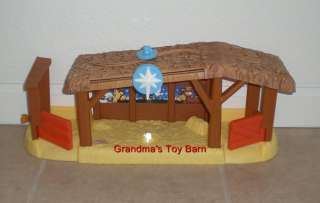 Fisher Price Little People NATIVITY STABLE BARN MANGER NEW  
