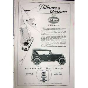   1923 ADVERTISEMENT OAKLAND CAR GENERAL MOTORS BUICK
