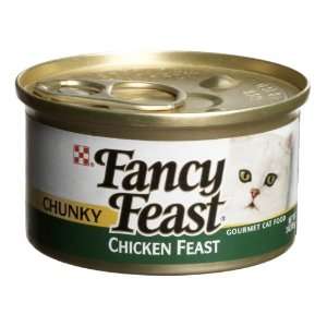 Fancy Feast Chunky Chicken Feast Cat Food 3 oz  Grocery 