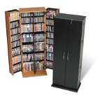 Prepac Oak Finish Grande Locking Media Storage Cabinet