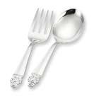 Krysaliis Shapes Sterling Silver Baby Spoon and Fork Set