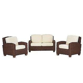 Cabana Banana Loveseat & Chairs Set   Cocoa  Home Styles For the Home 