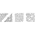 Sten Source Quilt Stencils By Pepper Cory 3 Stipple Blocks & Corners 
