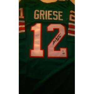  Bob Griese Signed Miami Dolphins Jersey 