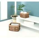 Neu Home Havana Collection Curved Baskets (Set of two)   Brown   13H 