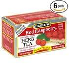 Bigelow Red Raspberry Herbal Tea, 20 Count Boxes
