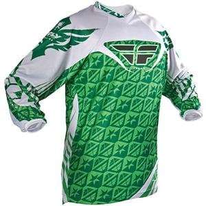   Racing Youth Kinetic Jersey   2009   Youth Large (12 18)/Green/White
