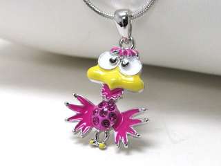   Bird Necklace Pink Tweety Bird Women Girl Gift Present Birthday  