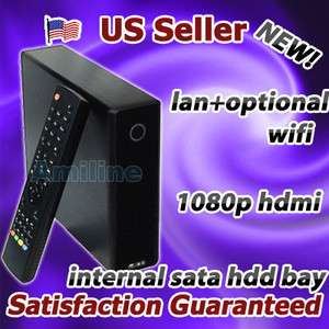 WiFi 1080p HD Media Player w/BT,NAS,HDMI Cable New  