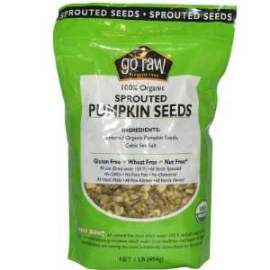    Go Raw  Organic Sprouted Pumpkin Seeds, 1lb