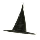 e4Hats Satin Witch Hat Black