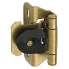 Amerock BP8715 BB Single Demountable Partial Wrap Hinge 1/4 Inch 