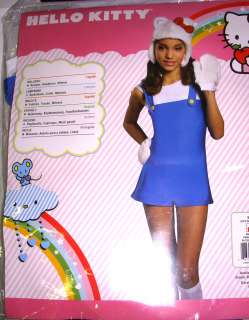 Hello Kitty Blue Jumpsuit Costume Dress Teen NIP  