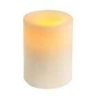   Inch Flameless Round Vanilla Scented Pillar Candle with Timer, White