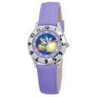   D874S402 The Princess and The Frog Time Teacher Purple Leather Watch