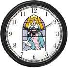   Christian Theme Wall Clock by WatchBuddy Timepieces (Hunter Green