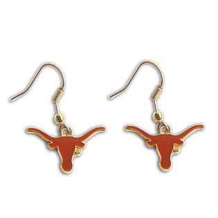   International Texas Longhorns Dangle Logo Earring Set Ncaa Charm