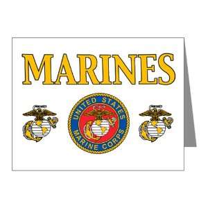  Note Cards (10 Pack) Marines United States Marine Corps 