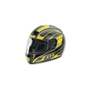  Z1R Phantom Avenger Helmet   Small/Grey/Yellow Matte 