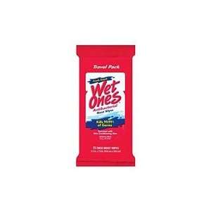  Wet Ones Antibacterial Hand & Face Wipes Travel Pack Fresh 