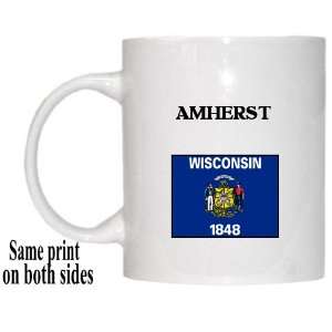    US State Flag   AMHERST, Wisconsin (WI) Mug 