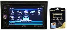 JVC KW AV50 6.1 Touchscreen Car DVD Receiver, iPod/iPhone Compatible 
