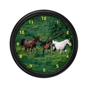  Horses running Animals Wall Clock by 