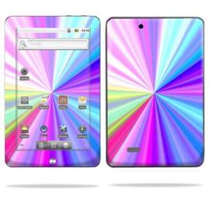   Decal Cover for Coby Kyros MID7015 Tablet Rainbow Zoom Electronics