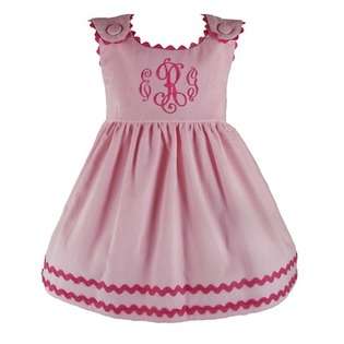  Bon Corduroy Dress in Hot Pink with Light Pink Trim   Size 0 6 Months