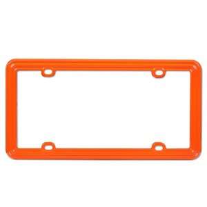 Valor Auto Companion LPF6S004 Carrot Orange Plastic License Plate 