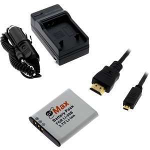  GTMax LI 50B Replacement Battery + AC Travel Charger with 
