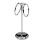Essential Home Double Ring Guest Towel Stand, Chrome Finish
