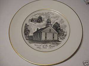 CHURCH OF THE PONDS PLATE   1ST EDITION  