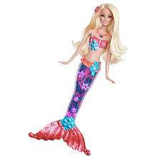 Barbie Sparkle Lights Mermaid Doll   Blonde   Mattel   